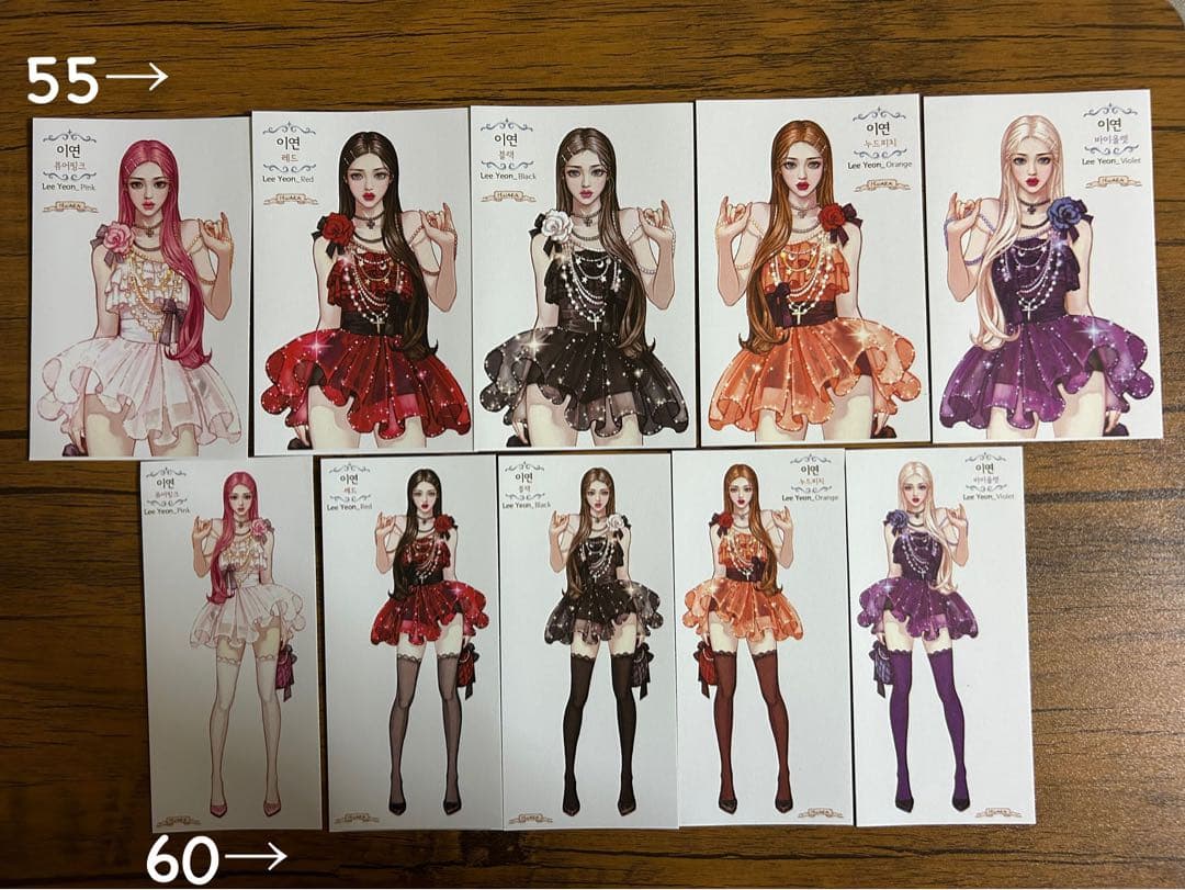 人物ステッカー　hwara様