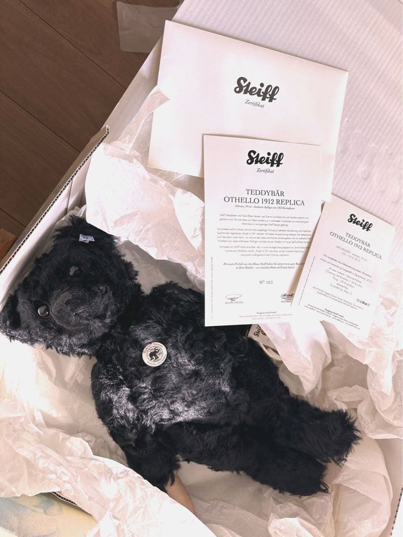 Steiff　オセロタイタニック　テディベア　1912　レプリカ
