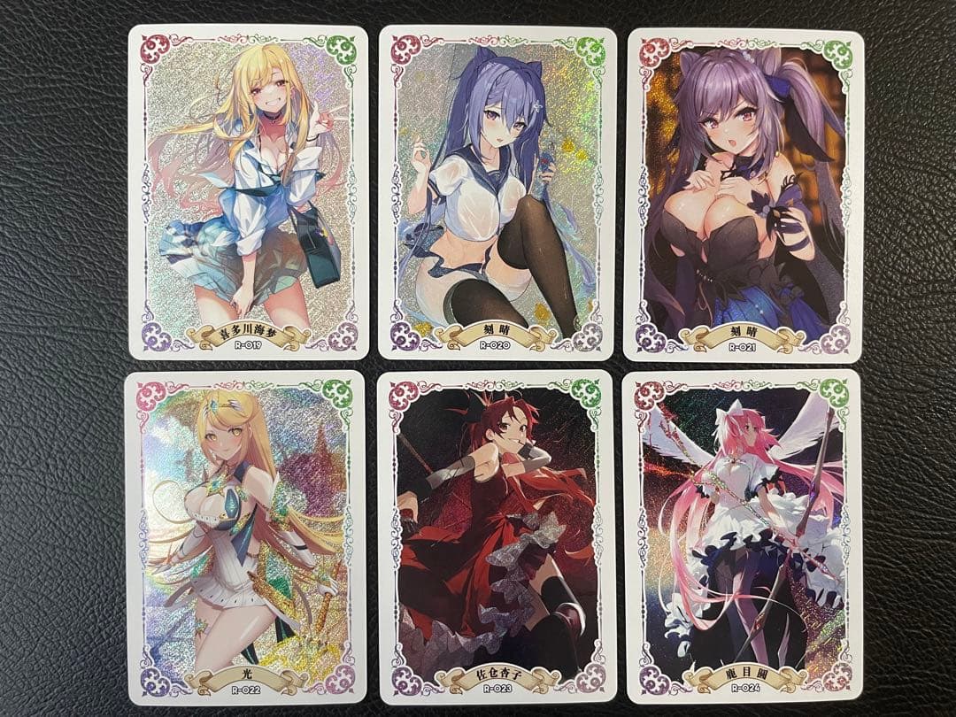 ②18枚　女性キャラのキラカード