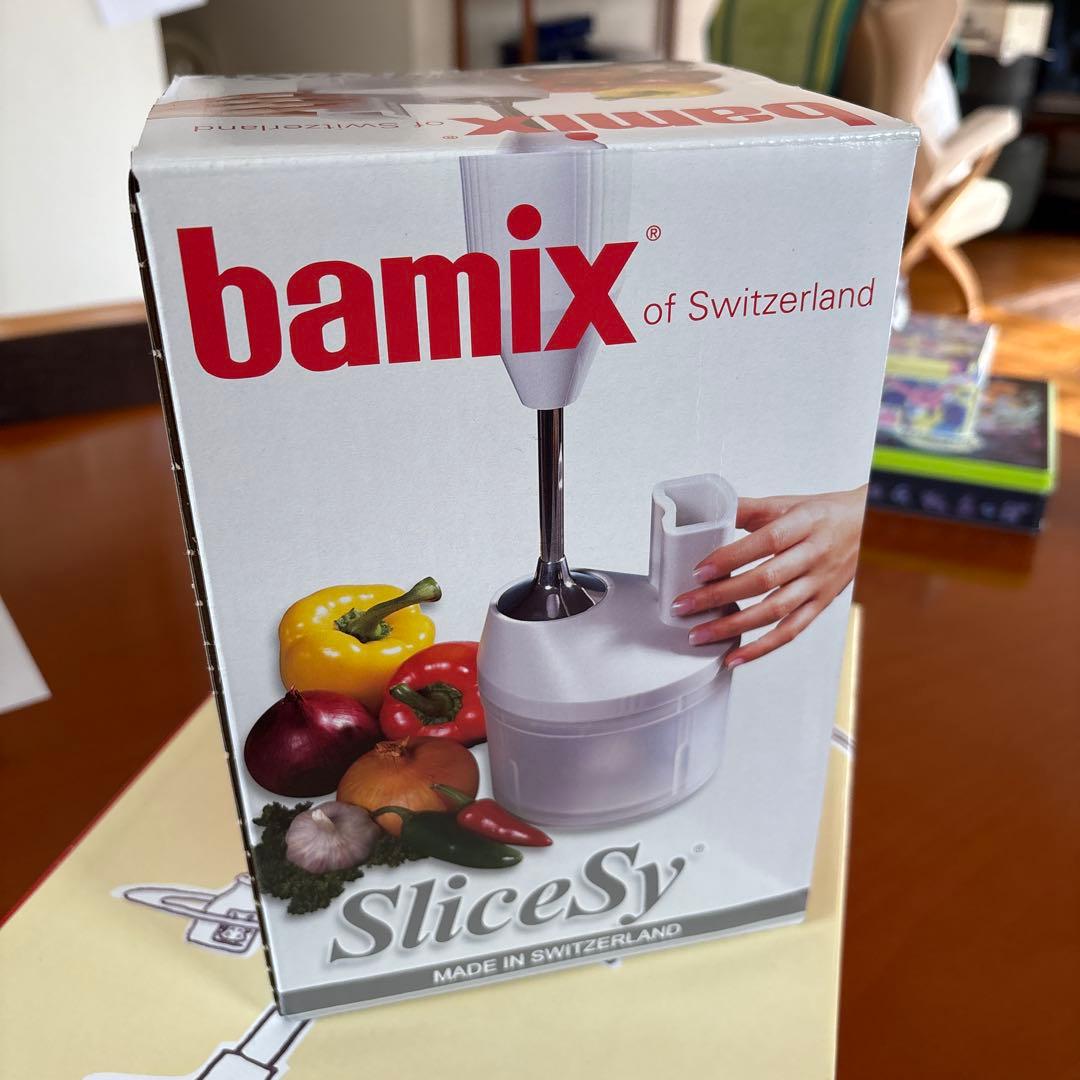新品　バーミックス bamix スライシー＋ディスク2.4 レシピ本付き