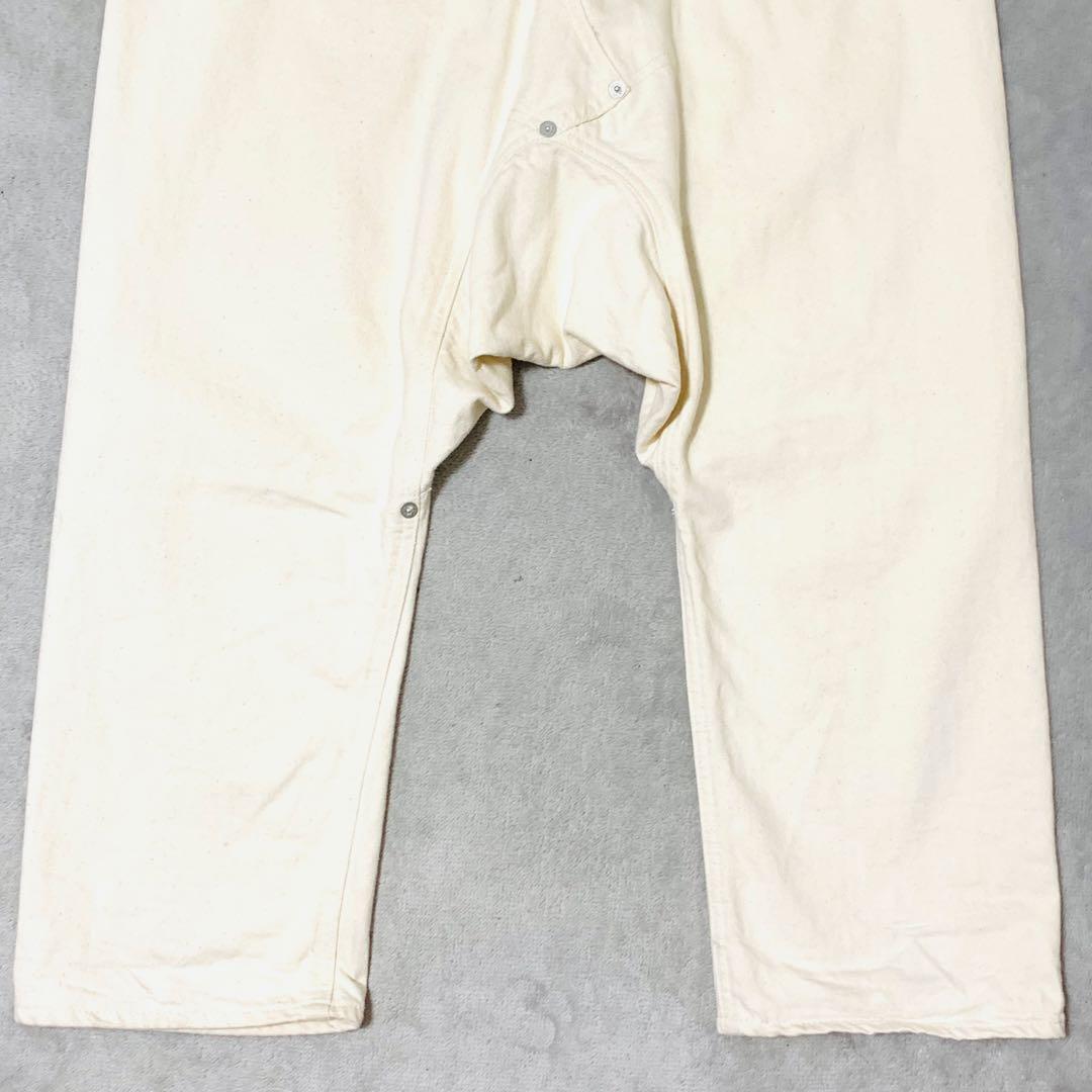 GANRYU comme des garcons ホワイトサルエルパンツ