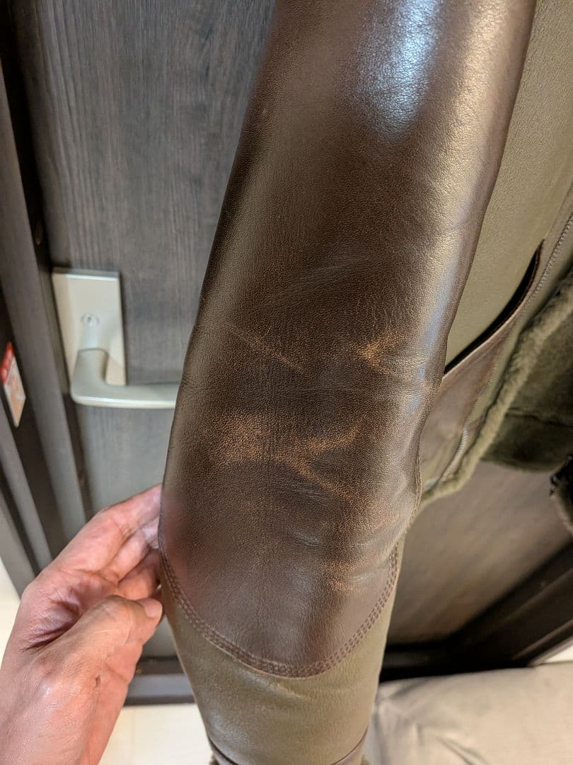 AKM　ムートンジャケット　グリーン