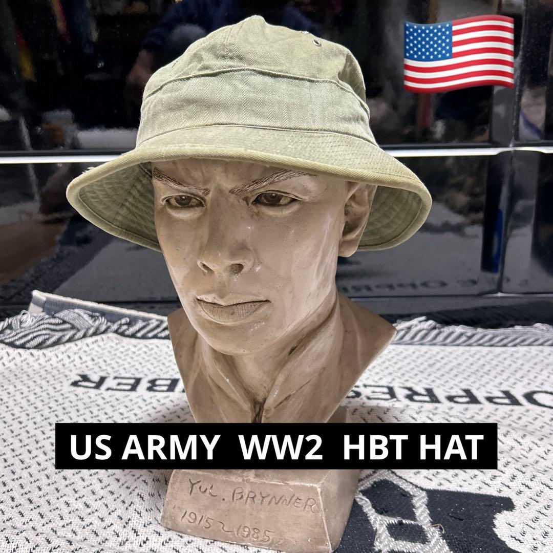 米軍実物 1940年代 WW2 HBT ヘリンボーン HAT ARMY