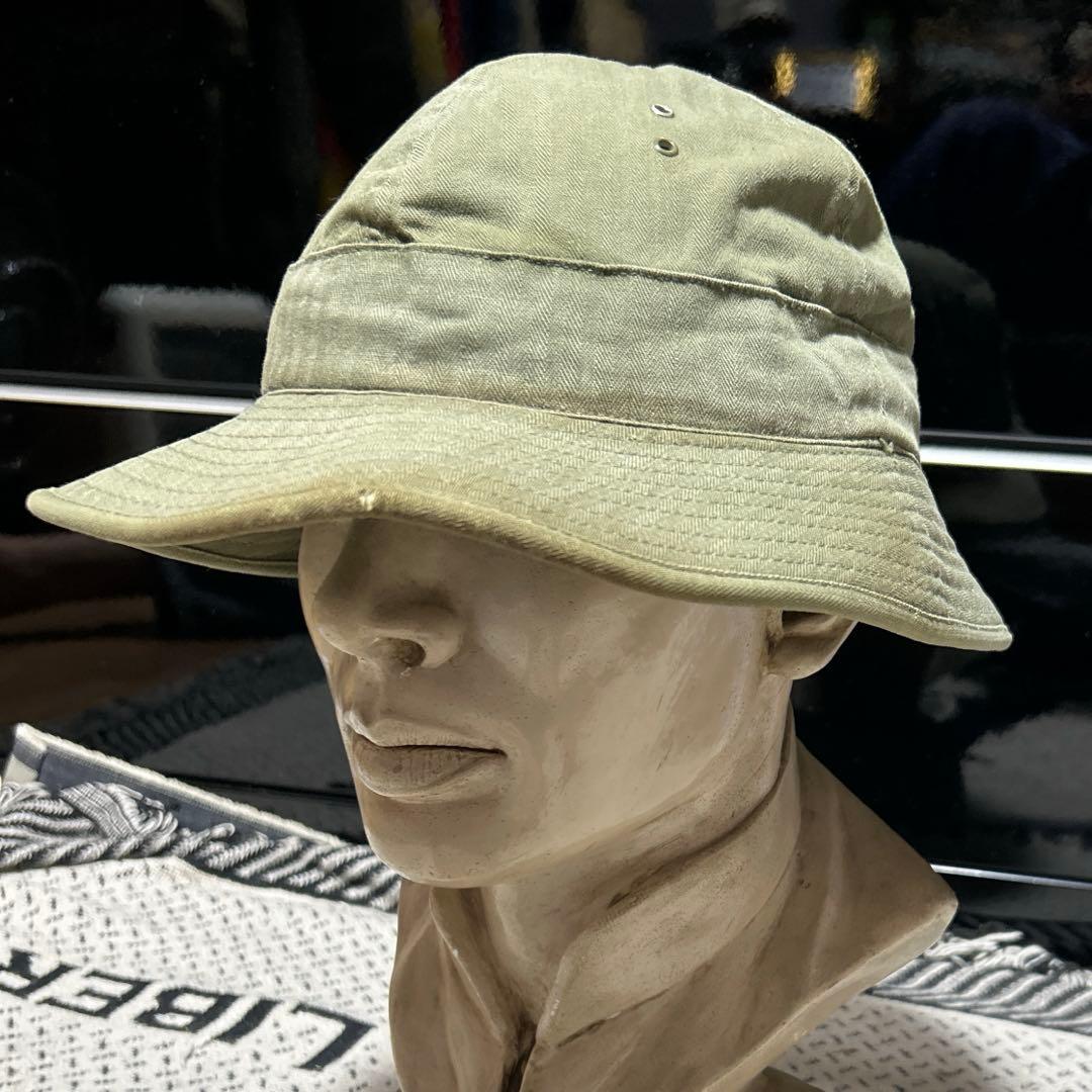 米軍実物 1940年代 WW2 HBT ヘリンボーン HAT ARMY
