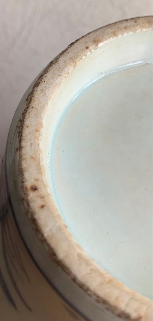 中国明時代染付(青花)お壺