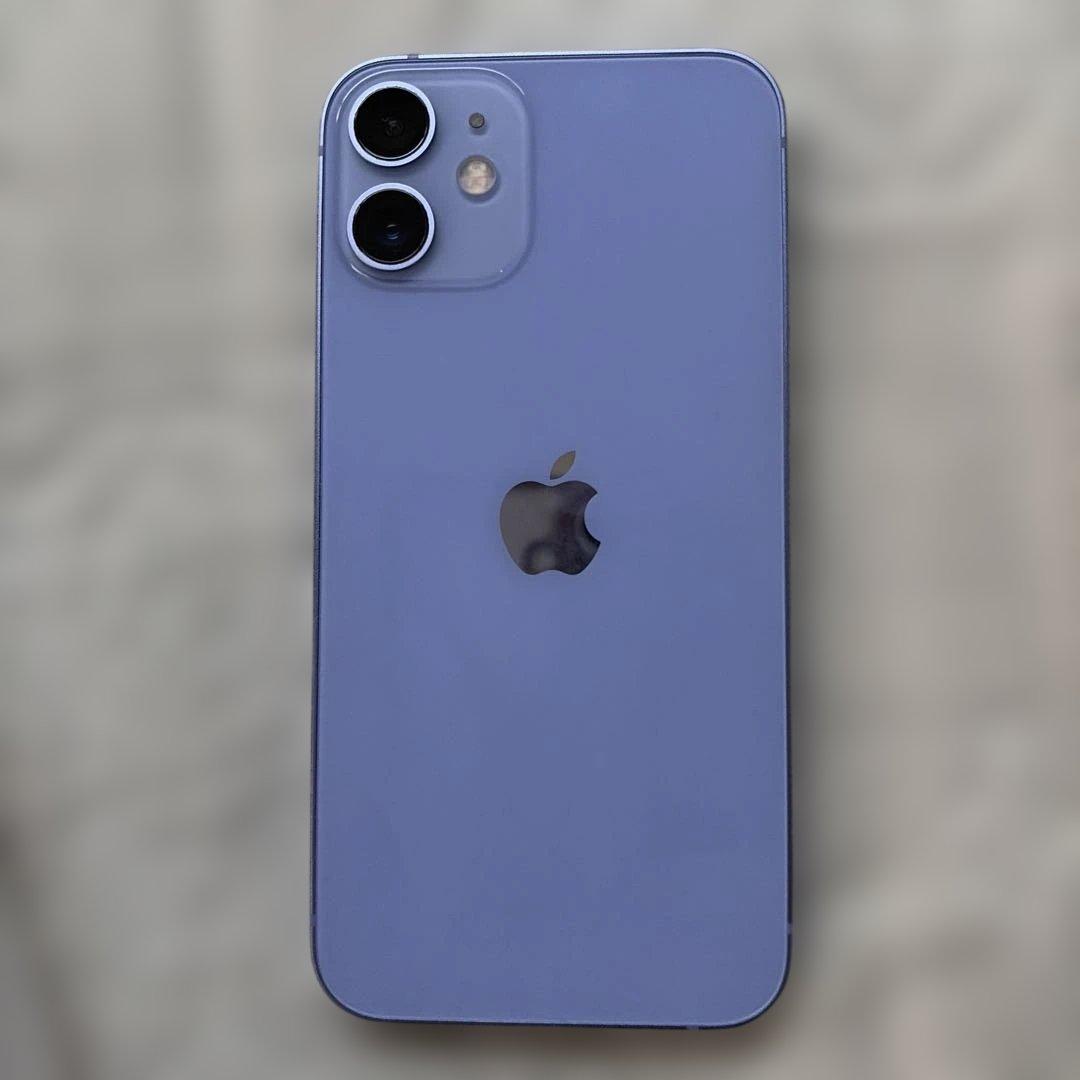 Apple iPhone 12 miniパープル 本体 充電ケーブル付き