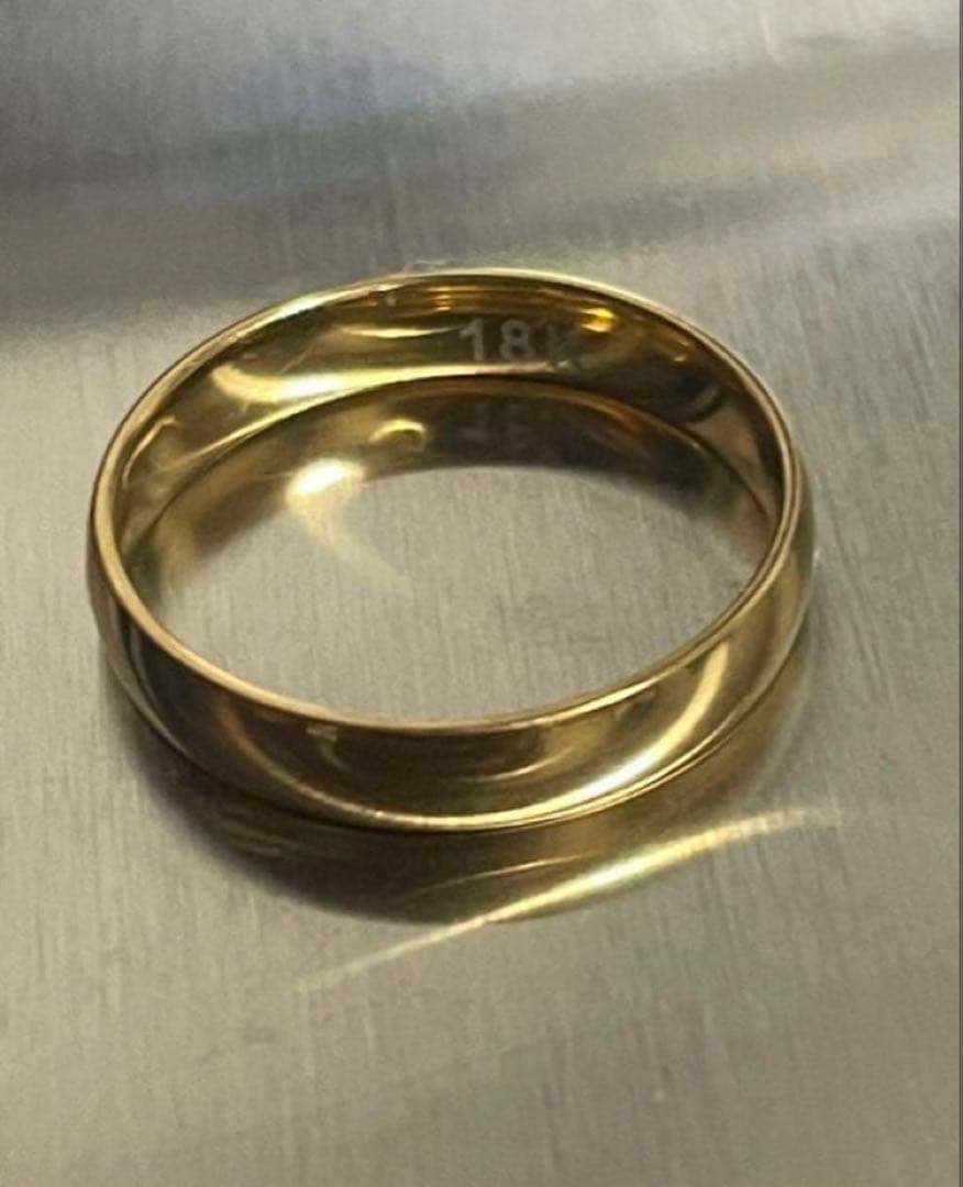 遺品整理　18K刻印あり　指輪