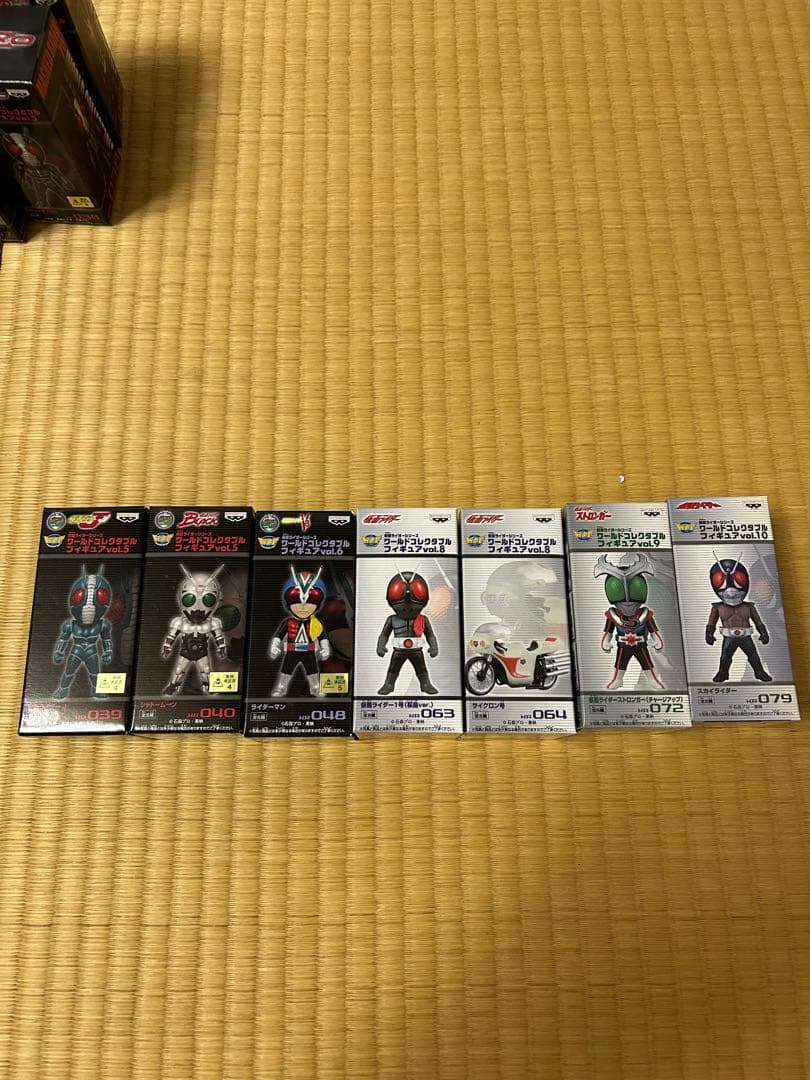 仮面ライダーワールドコレクタブルフィギュア　昭和ライダーまとめ売り