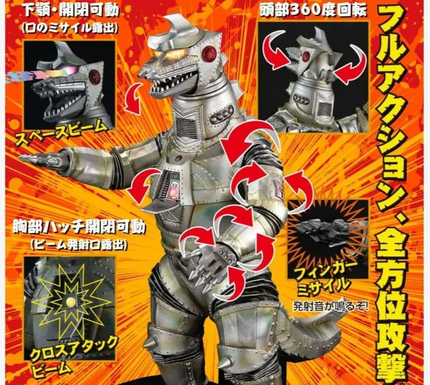 UA Monsters 　メカゴジラ (1974) フィギュア☆箱無し☆