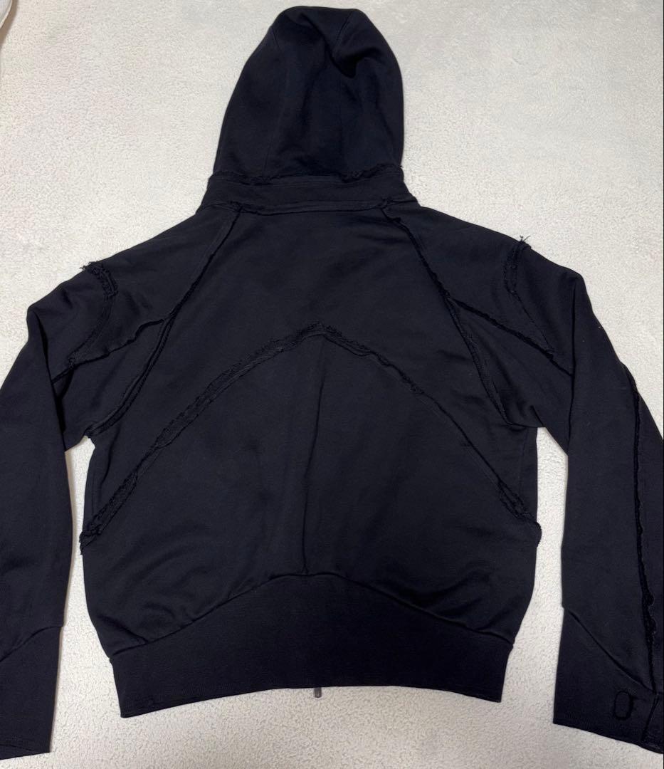 Sサイズ　STRONG 005 BROKEN HOODIE (BLACK)