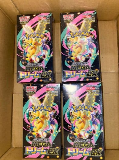 ポケモンカードゲーム MEGA ドリームEX ボックス 4個セット