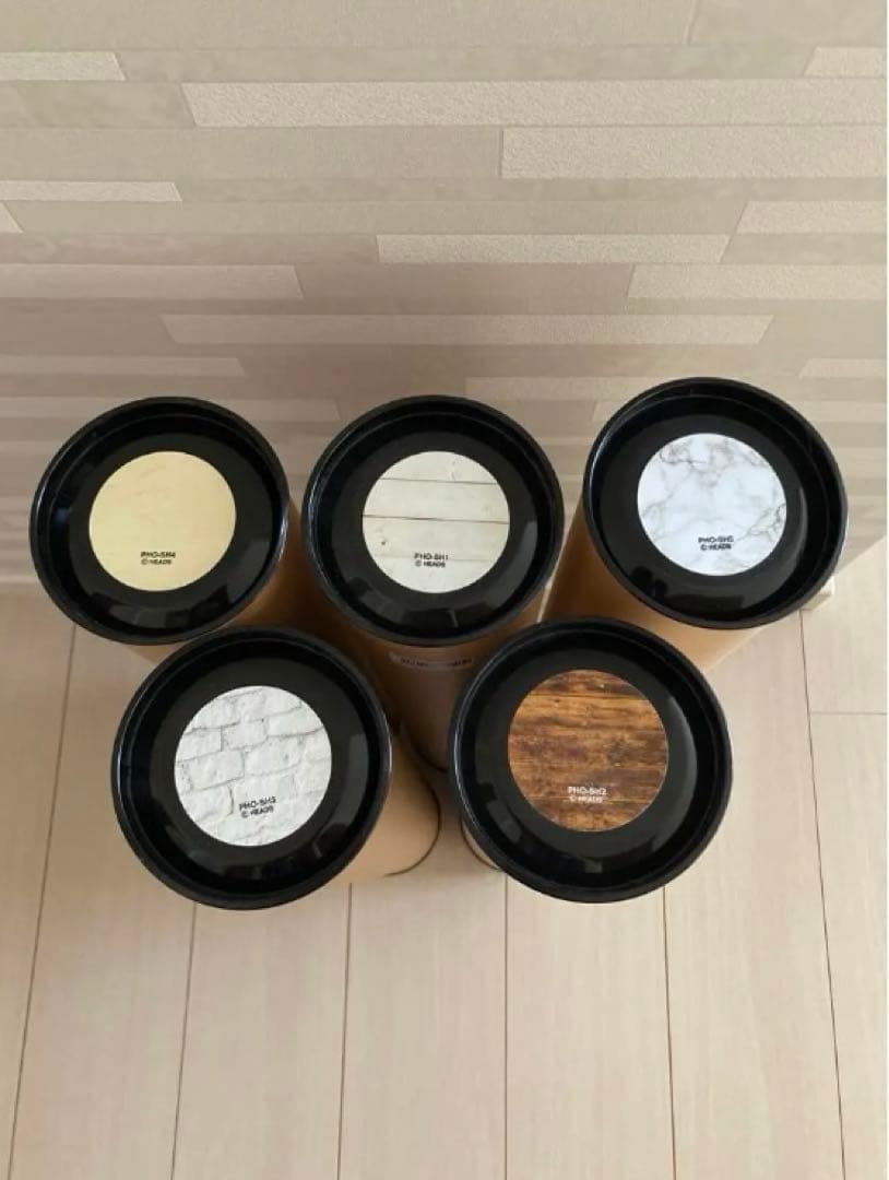 heads ヘッズ　撮影用シート　円筒ケース入り　５種類おまとめ売りです