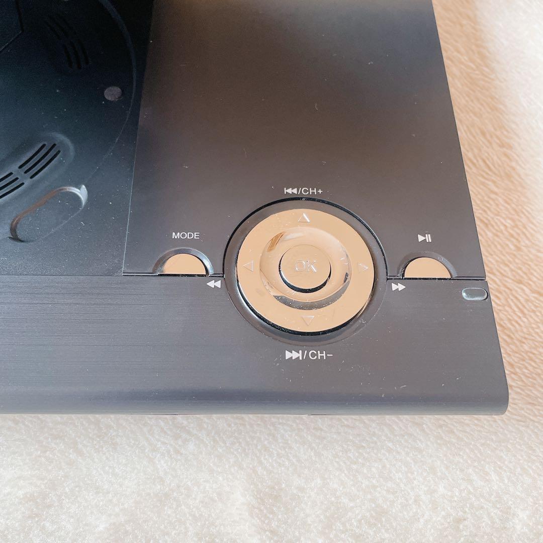 ポータブルDVDプレーヤー 液晶 電源アダプター 専用リモコン 軽量