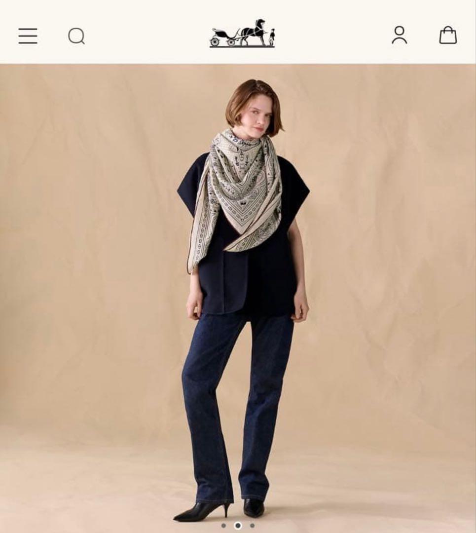 【新品】HERMES バンダナ カシシル シュヴァル カレジェアン♡最安値⁈！