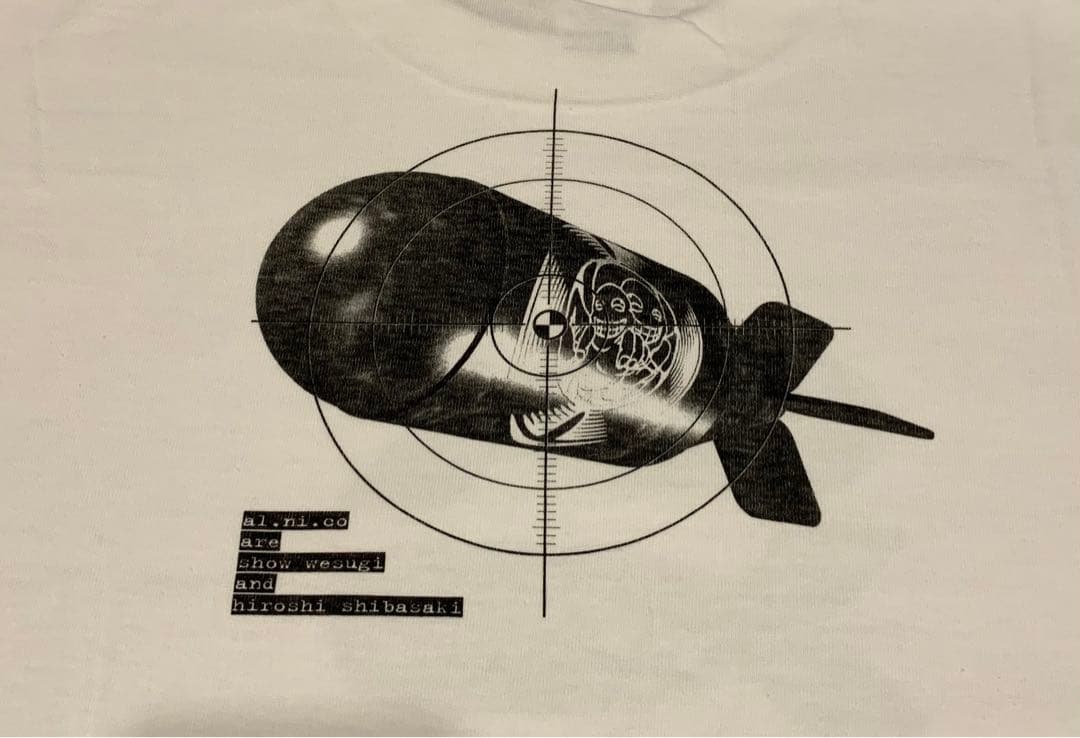 【レア】【新品】 al.ni.co 上杉昇 柴崎浩 Tシャツ ホワイト 【半袖】