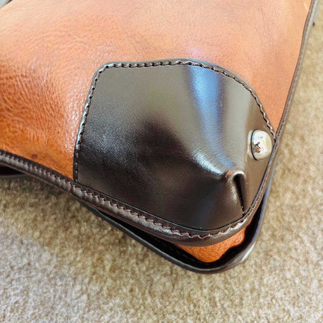 STEFANOMANO オールレザー　ブリーフケース　ビジネスバッグ　アルチェ