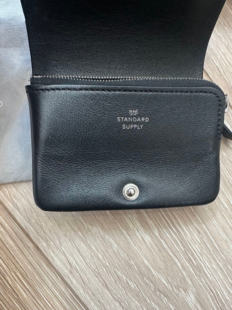 STANDARD SUPPLY ブラック二つ折り財布