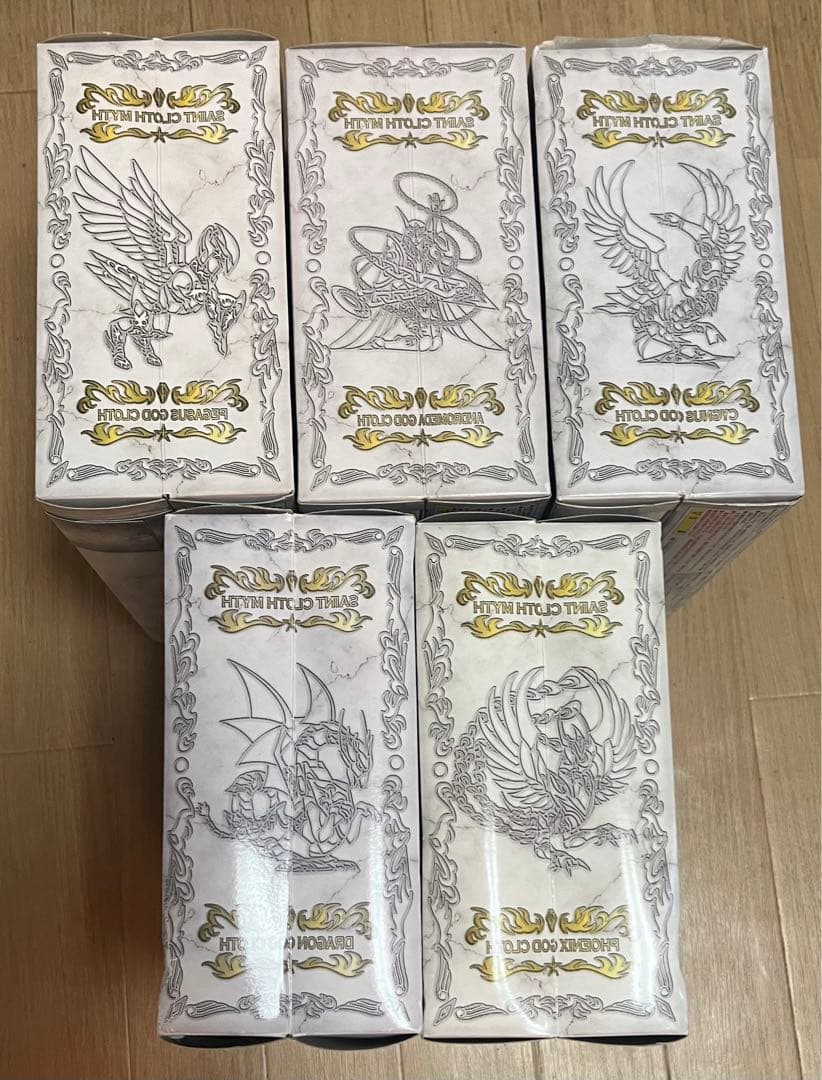 聖闘士星矢　聖闘士聖衣神話　神聖衣5体セット