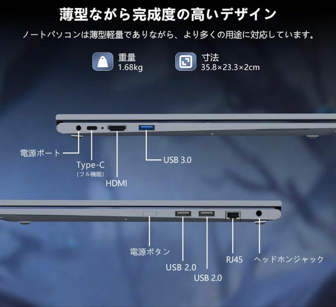 2in1 ノートパソコンAMD Ryzen 3 3200UノートPC360度回転