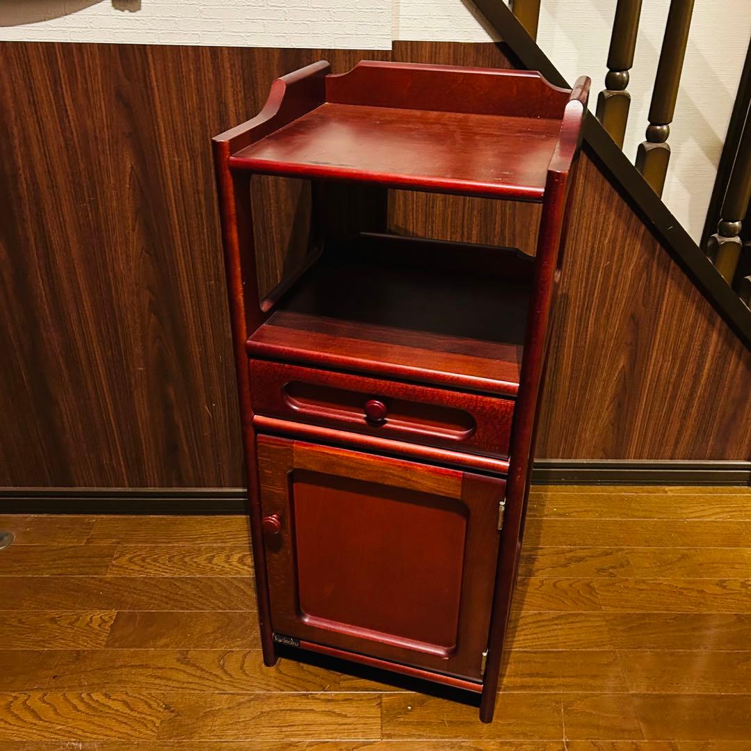 【良品】カリモクkarimoku コロニアル 電話台 チェスト キャビネット