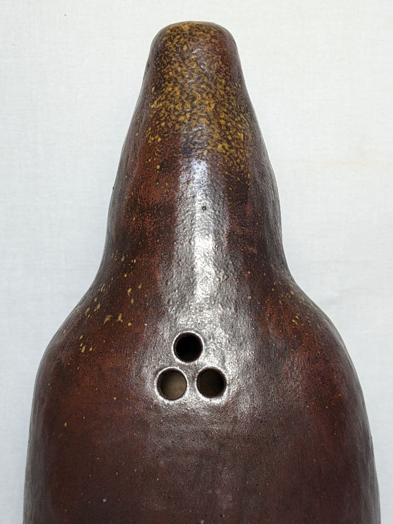 備前焼 観音菩薩座像 仏像 置物 仏教 陶像 インテリア 細工物 久本浩一？