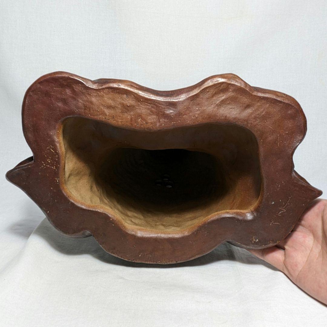 備前焼 観音菩薩座像 仏像 置物 仏教 陶像 インテリア 細工物 久本浩一？