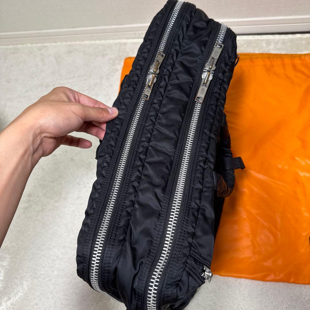 31 美品　ポーター　タンカー　2層　3way ブラック　ビジネスバッグ