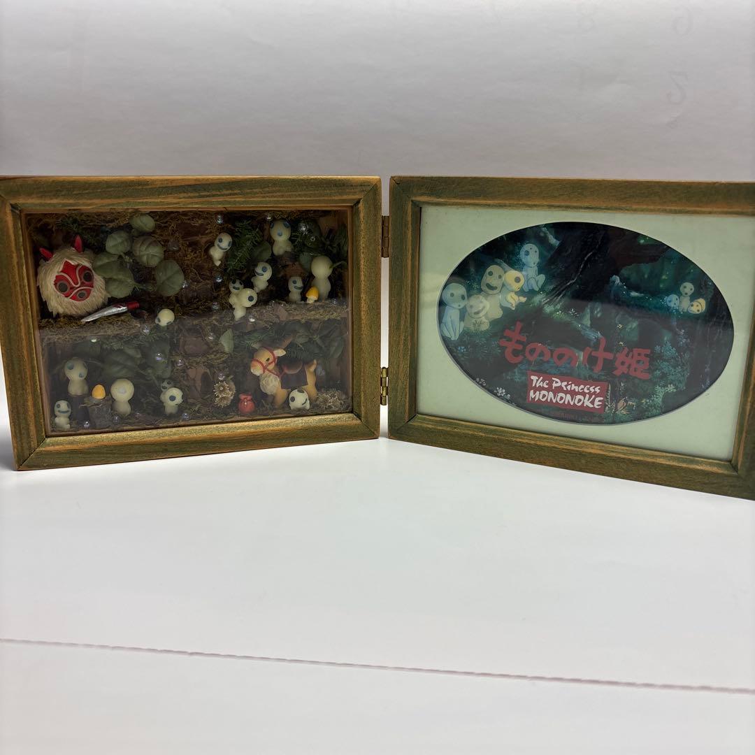 もののけ姫 コレクション フレーム ジオラマ フィギュア フォトフレーム