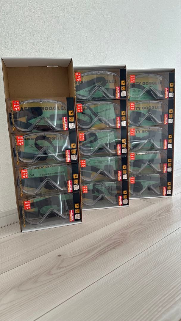 安全ゴーグル JIS規格適合 透明 未開封