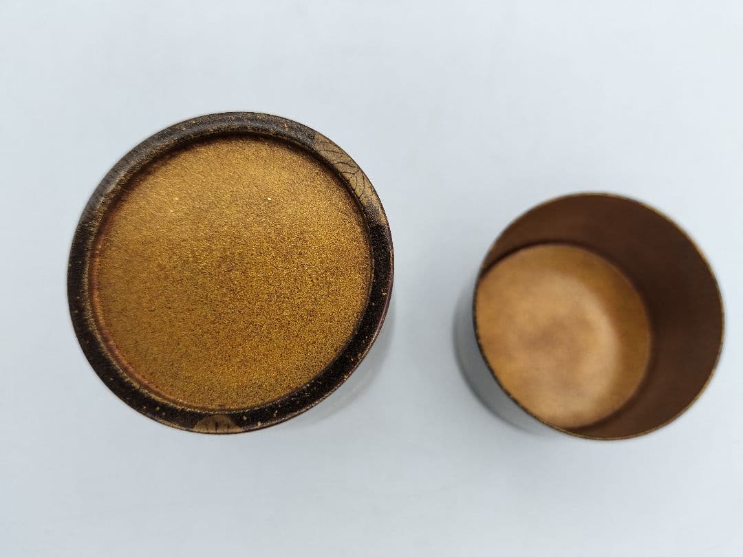 b845【新品・未使用】菊桐　細中次 内梨子地 輪島　清香 木箱 茶道