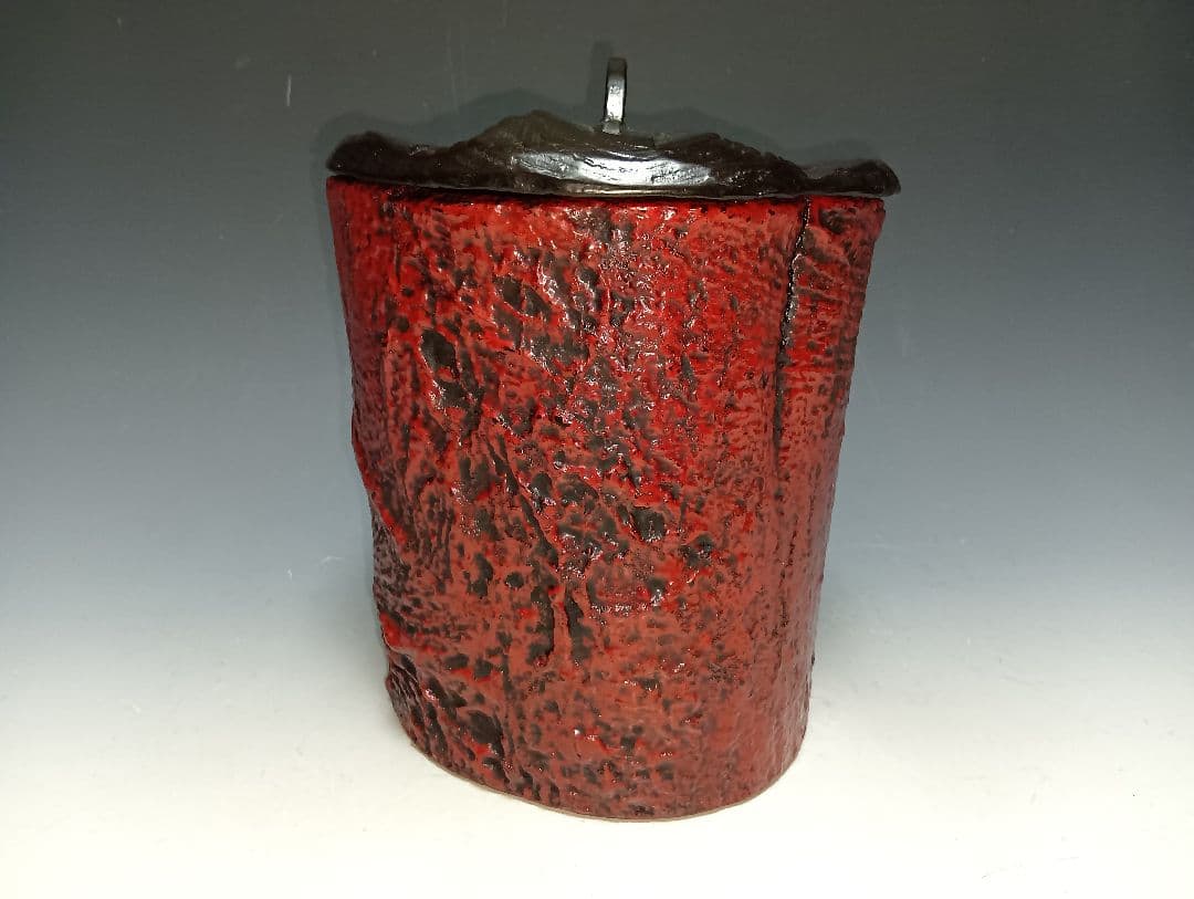 ホ*ー様 茶道具/大蔵達雄「根来水指」/共箱