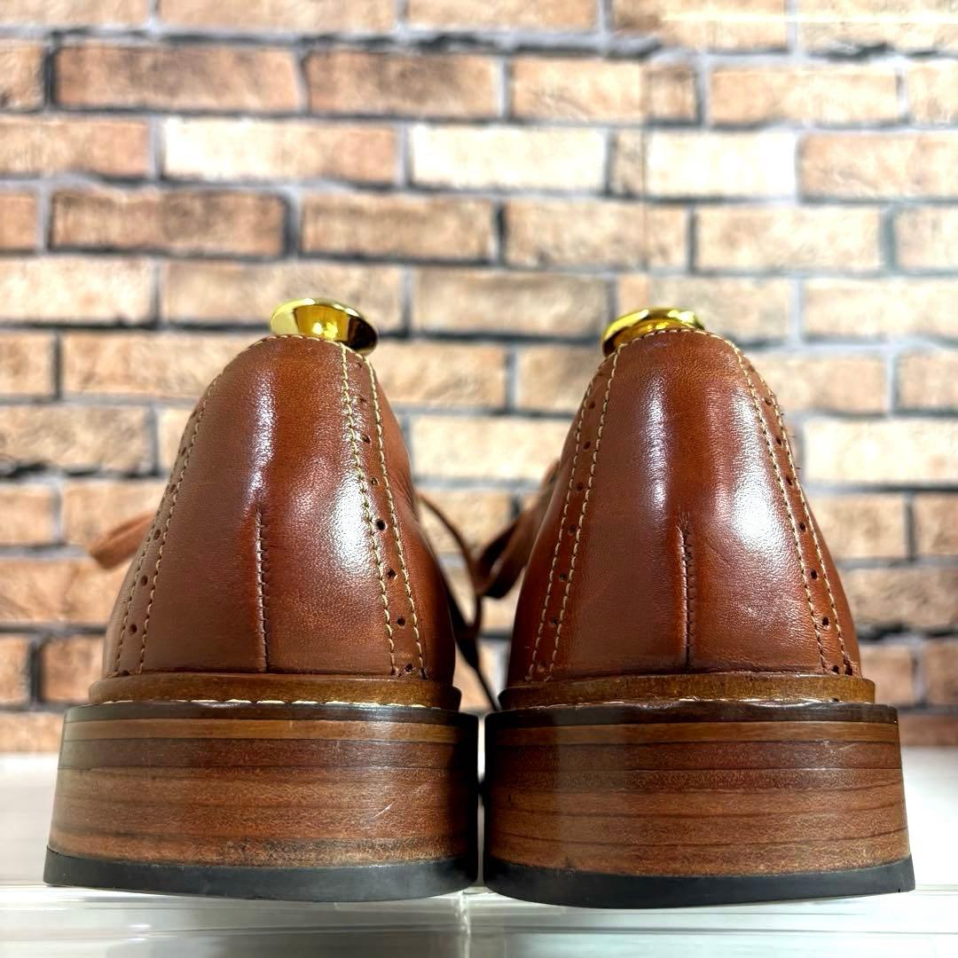 美品■コールハーン■サドルシューズ✨ブローグシューズ メダリオン セレモニー