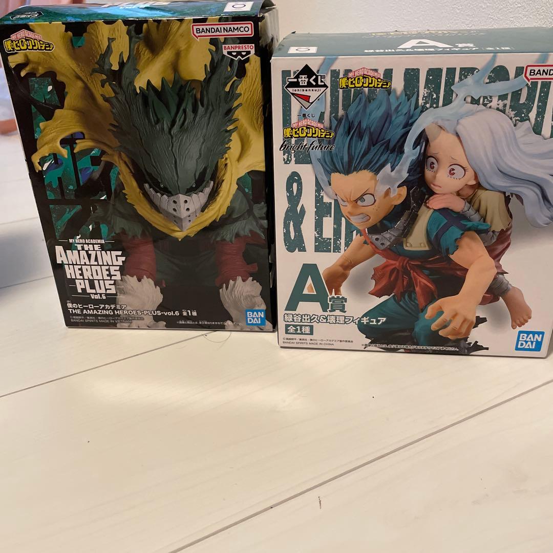 ヒロアカ　一番くじ　アメイジング・ヤマガタ デク&壊理フィギュア