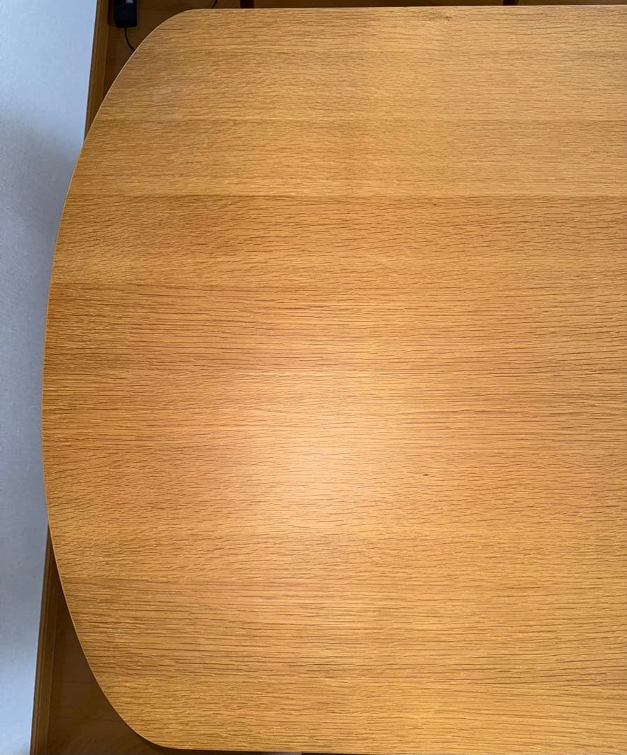 【にょん】湯川家具 4人掛けダイニングテーブルのみ 150x80cm