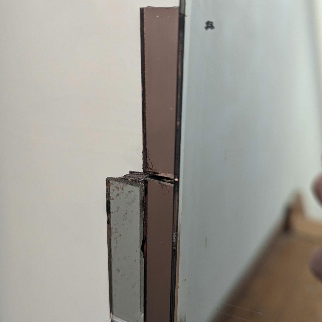 【昭和レトロ】【希少】鏡 陳列棚 ミラー ショーウィンドウ