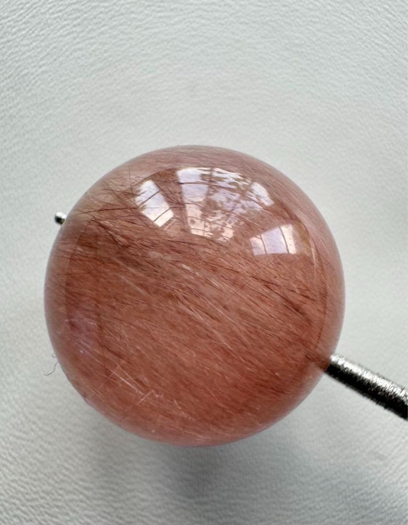 【粒売り】① ②お纏め ピンク ホワイトモカ バイカラー サゲニティッククォーツ