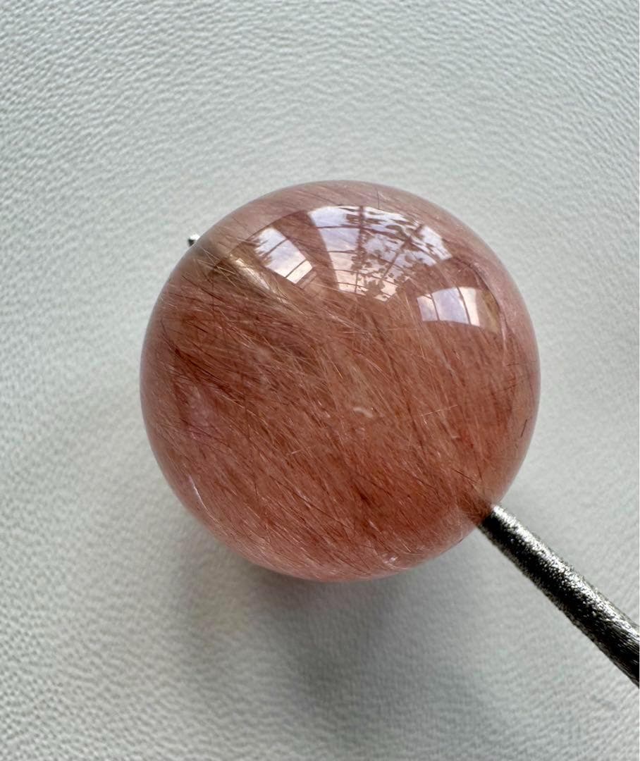 【粒売り】① ②お纏め ピンク ホワイトモカ バイカラー サゲニティッククォーツ