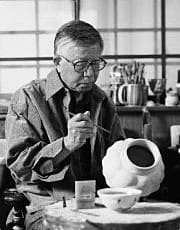 【貴重】人間国宝　加藤卓男　桔梗紋陶額　M259