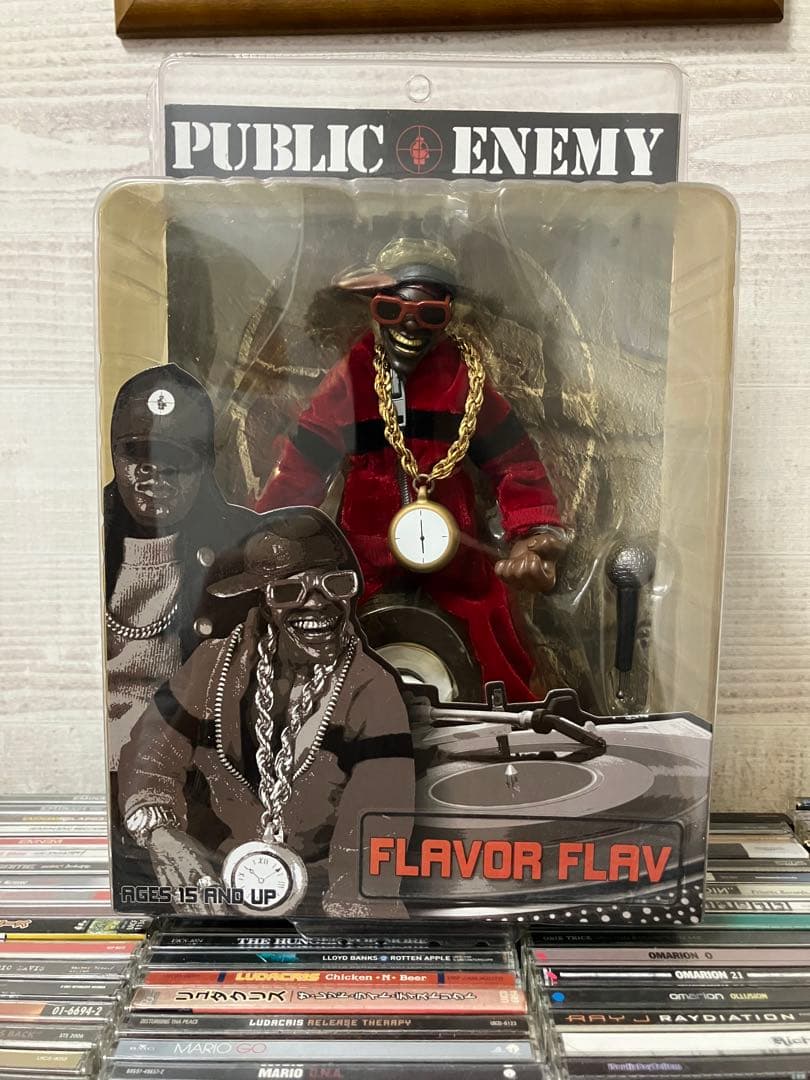 PUBLIC ENEMY のFLAVOR FLAV & CHUCK Dのセット