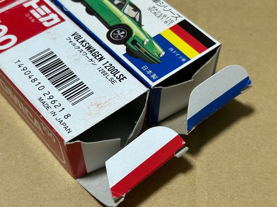 トミカ ポルシェ911S フォルクスワーゲン 1200LSE 2台セット