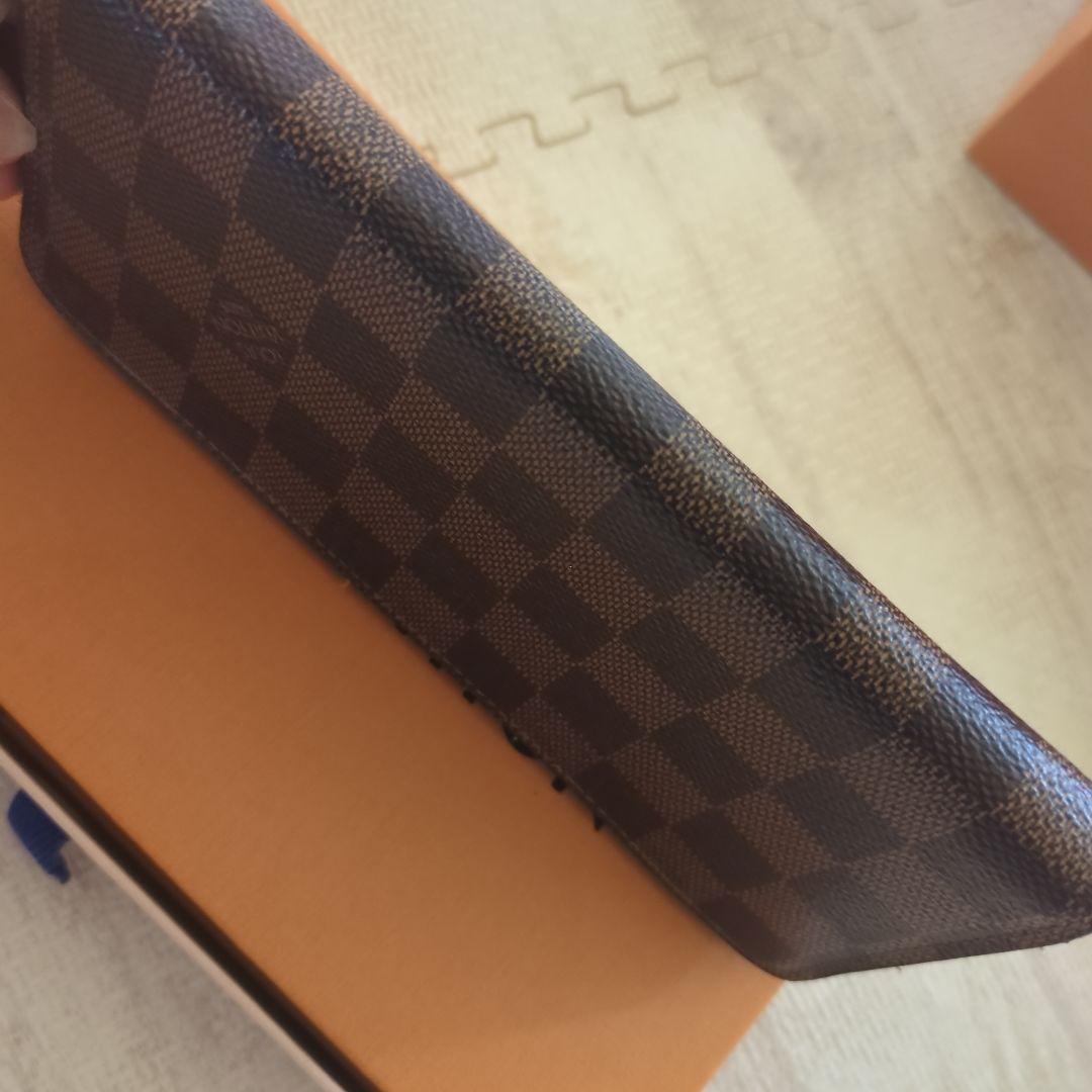 ルイヴィトン ポルトフォイユ クレマンス ダミエエベヌ ローズバレリーヌ 長財布