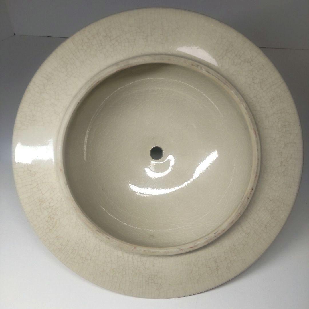 骨董 大型 薩摩焼 白薩摩 丸十字家紋 色絵金彩花 沈香壺 花瓶 年代物