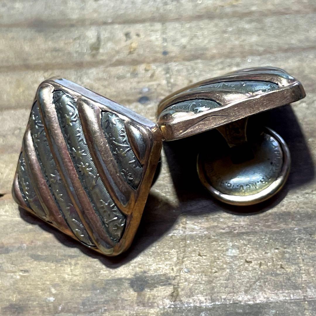 ヴィンテージ　カフス【m417 アンティーク　骨董　蚤の市　ホースシュー　レア】