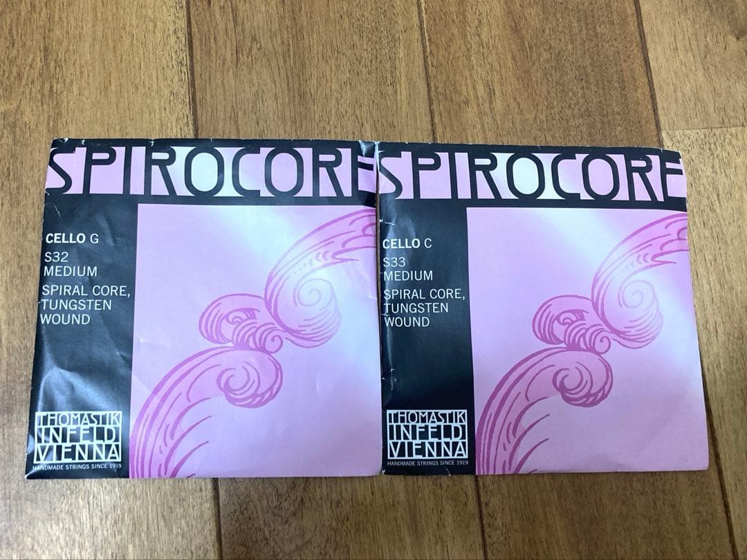 スピロコア　タングステン　チェロ弦　GCセット