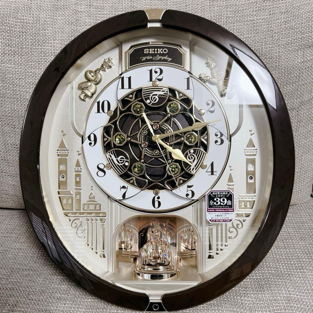 美品✨セイコークロック からくり掛け時計 正時パフォーマンス＆メロディセレクト