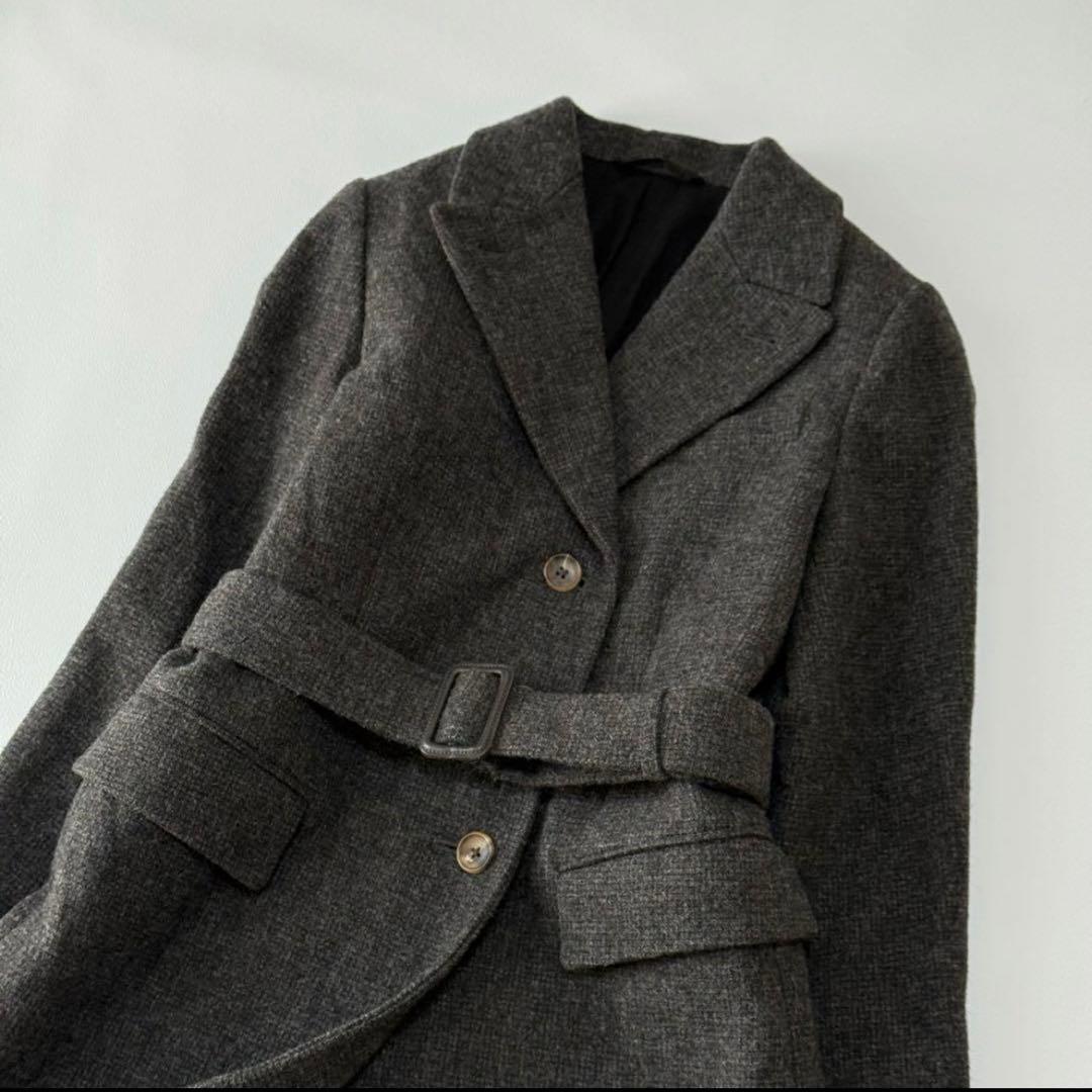 MARGARET HOWELL ダークグレー チェスターコート