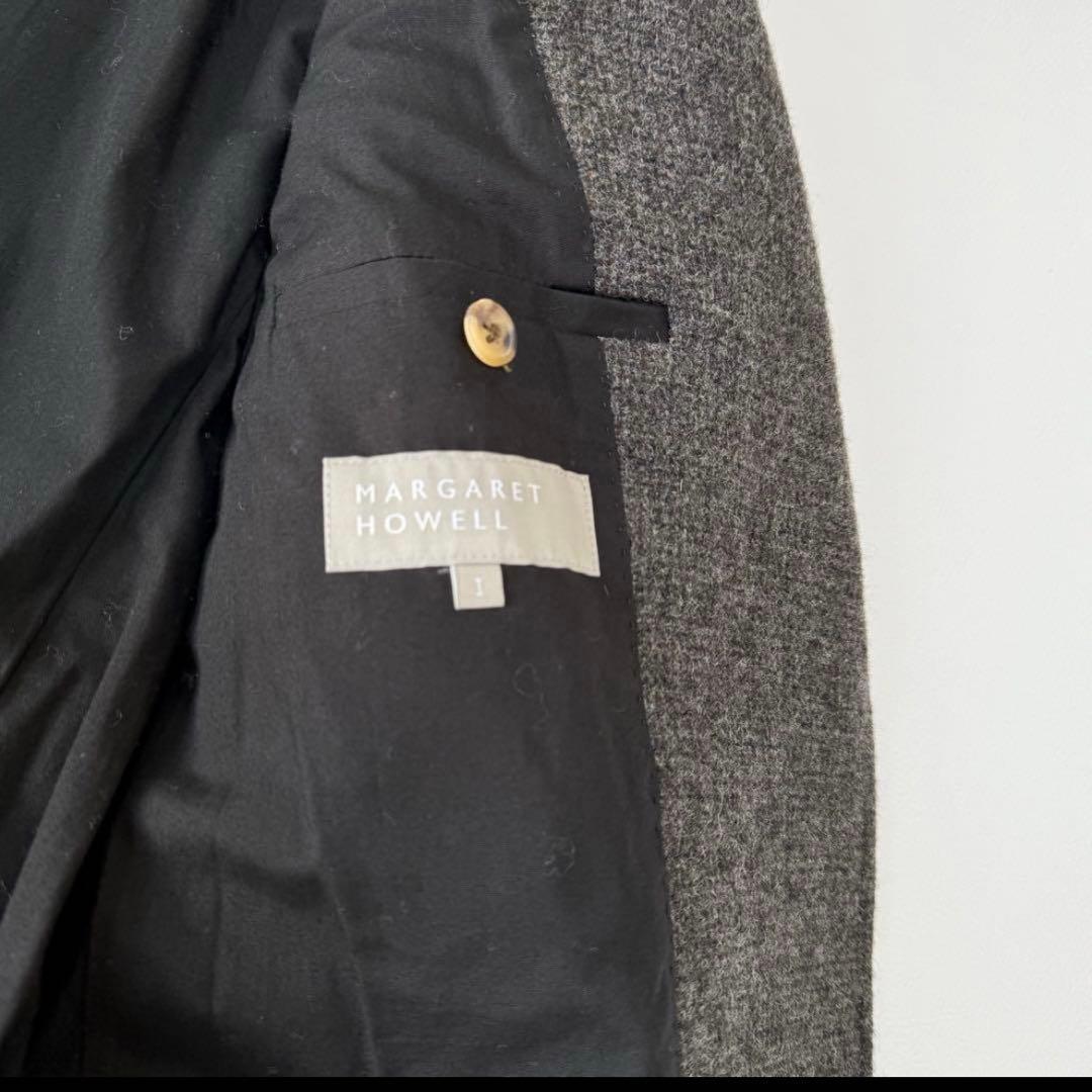 MARGARET HOWELL ダークグレー チェスターコート