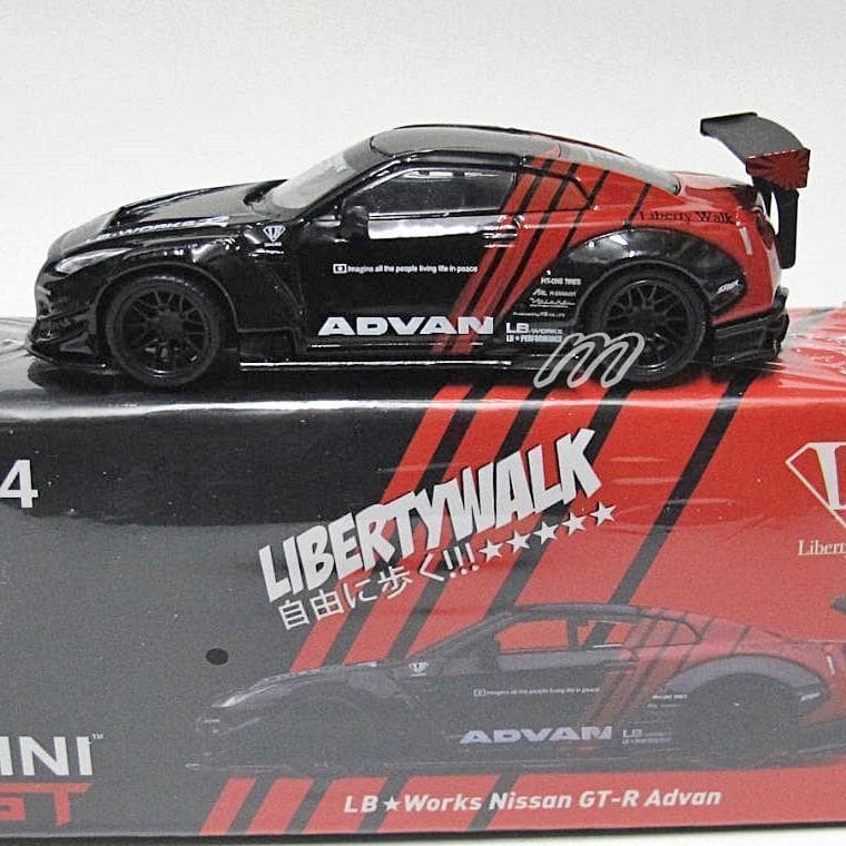 ⭐️MINI GT LB★Works NISSAN GT-R R35 Advan