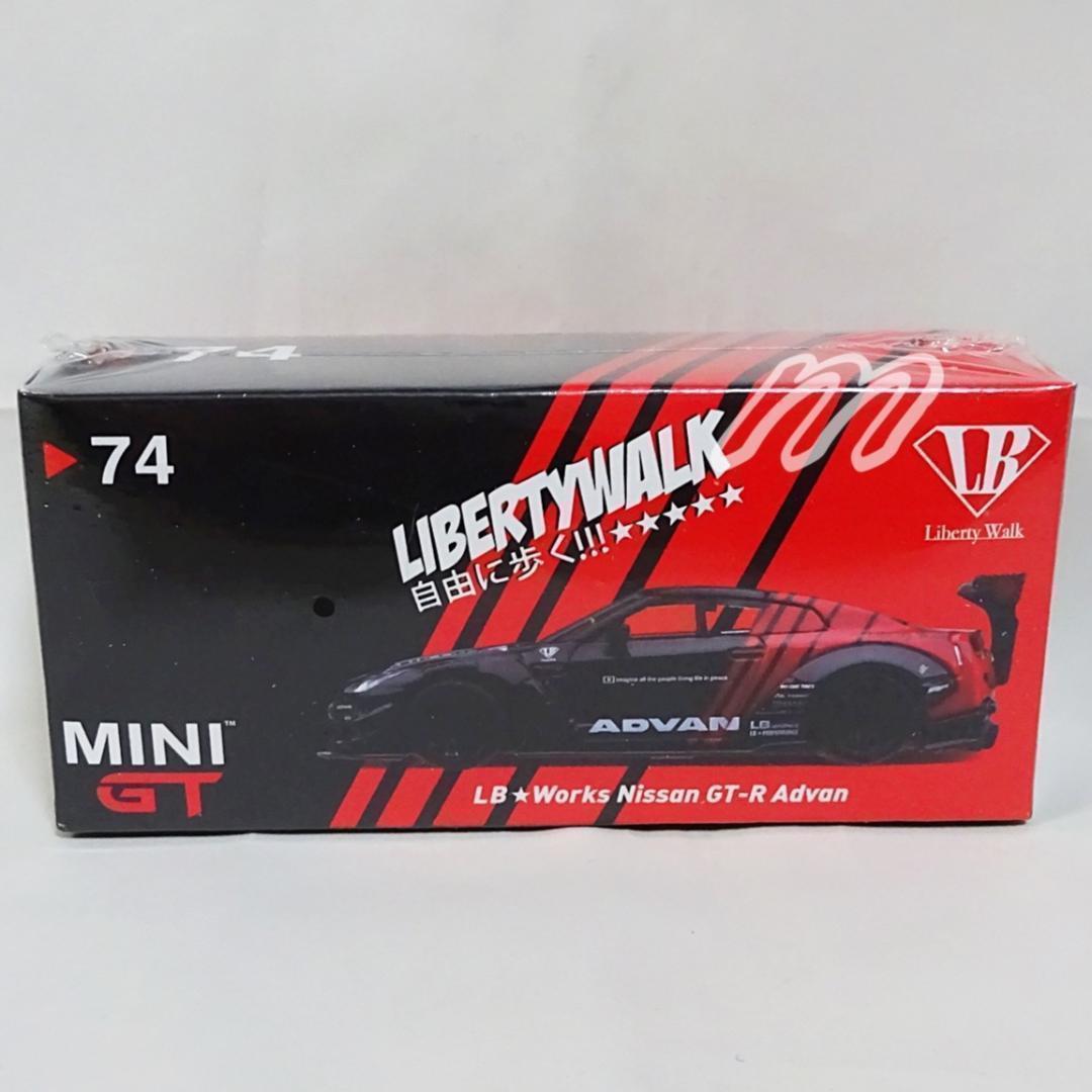 ⭐️MINI GT LB★Works NISSAN GT-R R35 Advan