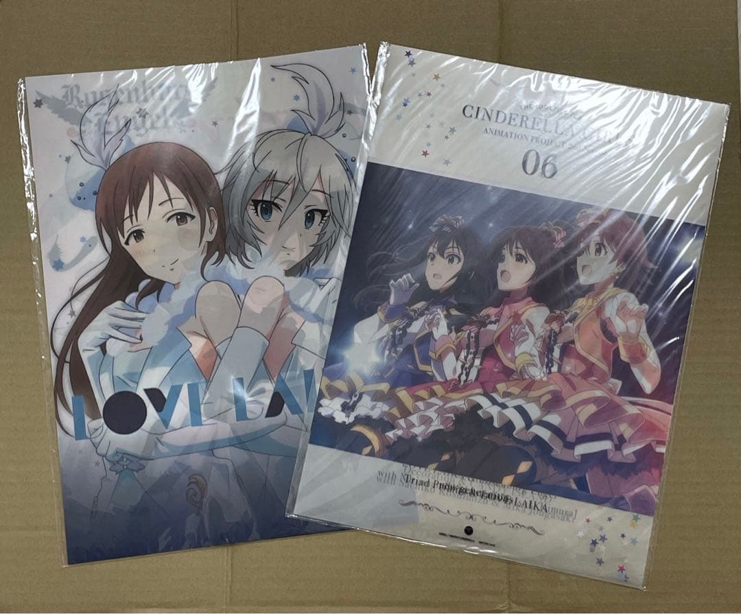 アイドルマスターシンデレラガールズ 店舗特典クリアポスターセット　アニメイト
